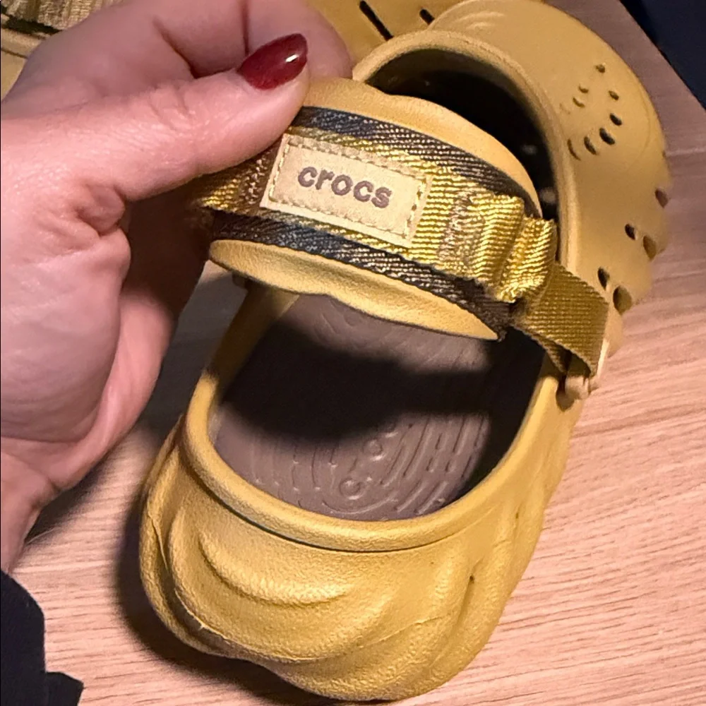 CROCS Yellow Mules & Clogs - Picture 4 of 10